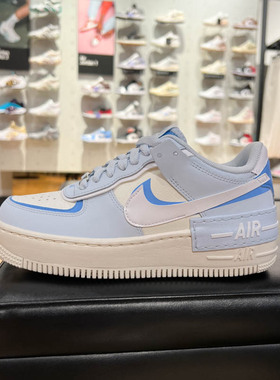 耐克女鞋2025春新款Air Force 1 Shadow厚底时尚运动鞋DZ1847-400