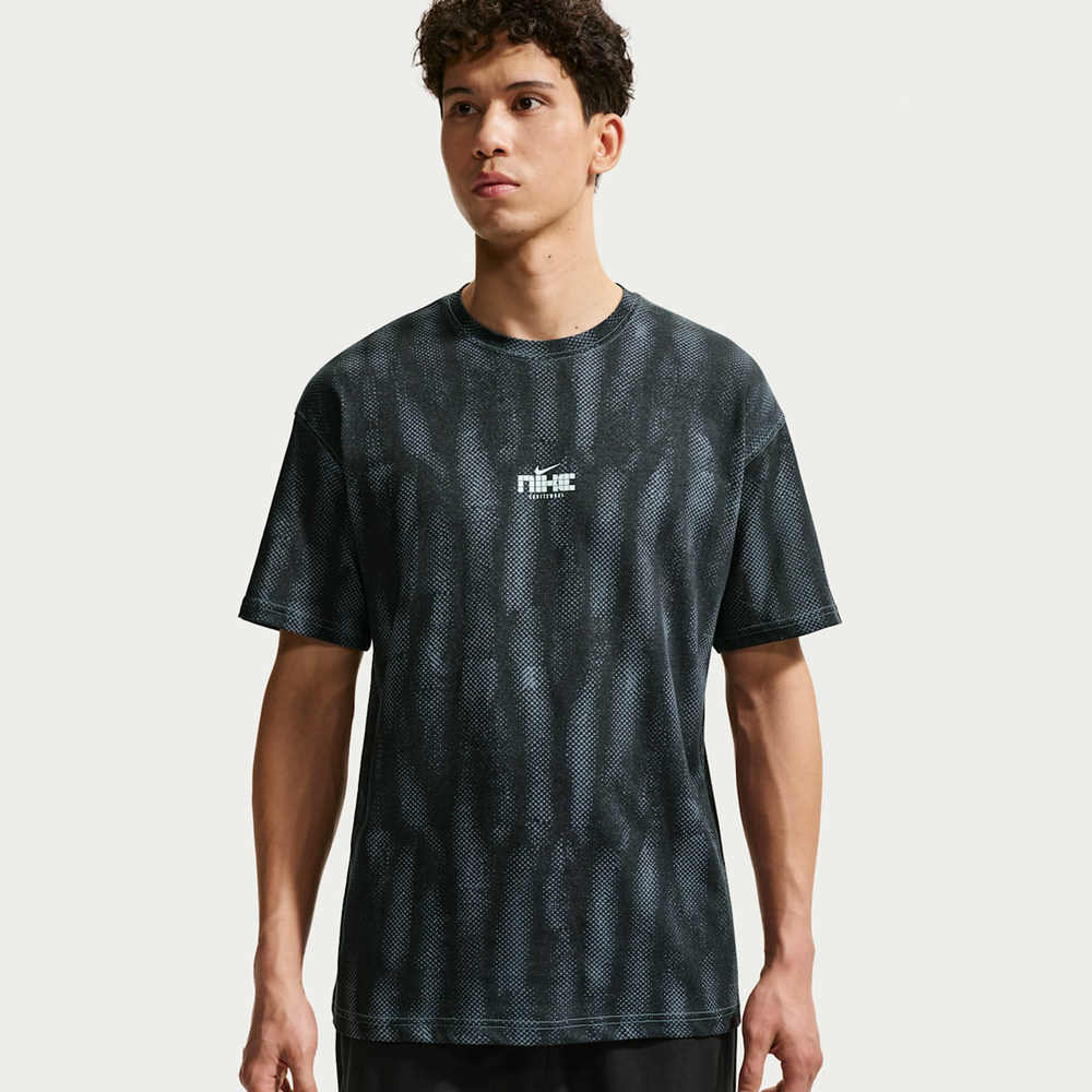Nike耐克短袖T恤男黑色印花圆领百搭街头潮牌运动上衣IM3737-438