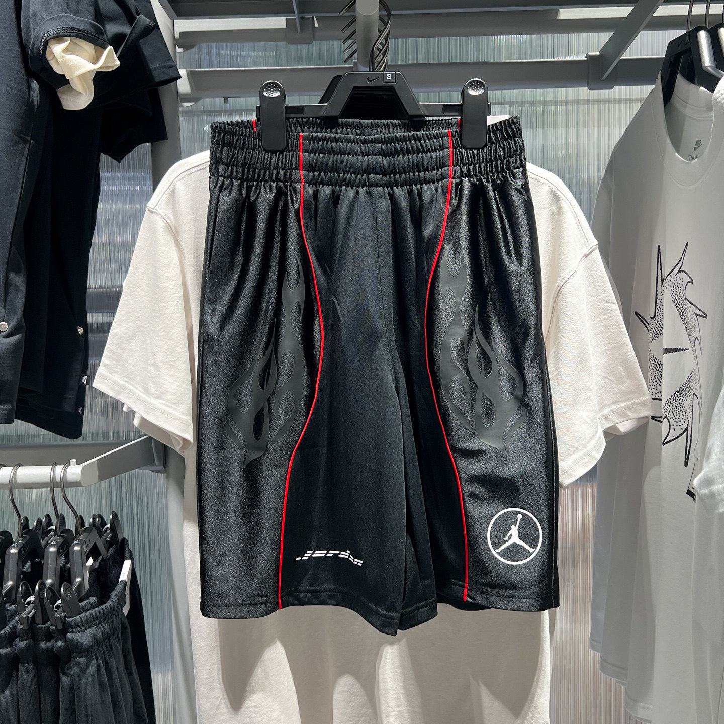 NIKE耐克男裤2026夏季新款JORDAN图案休闲透气运动短裤IV2632-010