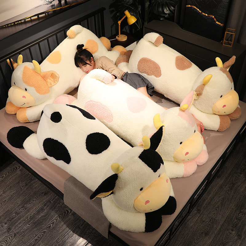 可爱超大号趴趴牛毛绒玩具