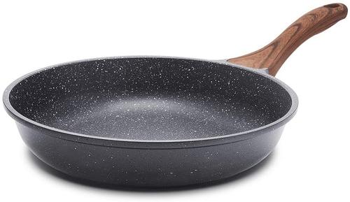 美国代购SENSARTE Frying Pan Skillet 瑞士花岗岩涂层不粘锅煎锅
