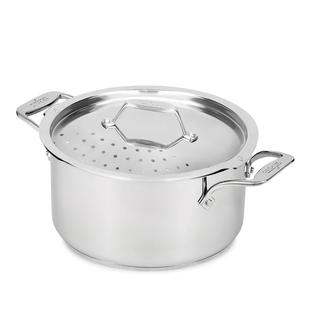 美国代购All-Clad Multipot & Pasta Strainer多功能锅面条滤水锅