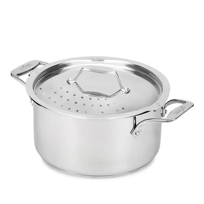 美国代购All-Clad Multipot & Pasta Strainer多功能锅面条滤水锅