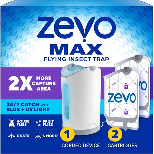 美国代购Zevo MAX Bug Catcher & Fly Trap 飞虫苍蝇诱捕式灭虫器
