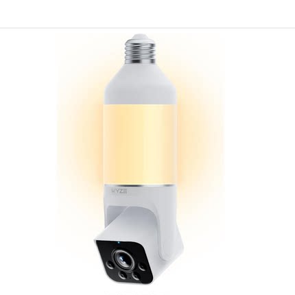 美国代购WYZE Bulb Cam Security Camera 智能二合一灯泡摄像头