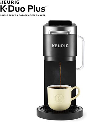 美国代购Keurig K-Duo Plus 咖啡机K-Cup 胶囊和咖啡粉2合1 110v