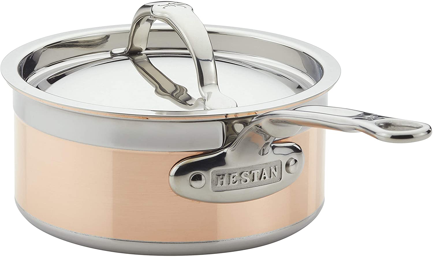 美国代购Hestan CopperBond Sauce Pan不锈钢铜芯酱锅意大利制造
