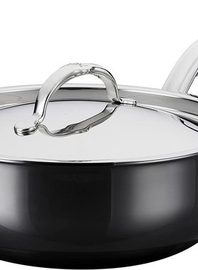 美国代购Hestan NanoBond Titanium All-In-One Pan钛金属煎炒锅