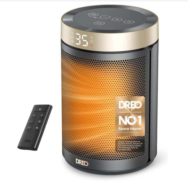 德国代购Dreo Ceramic Fan Heaters 1500W 陶瓷风扇取暖器,生活电器,暖风机/取暖器,淘宝优惠券,粉丝福利购,淘宝优惠卷