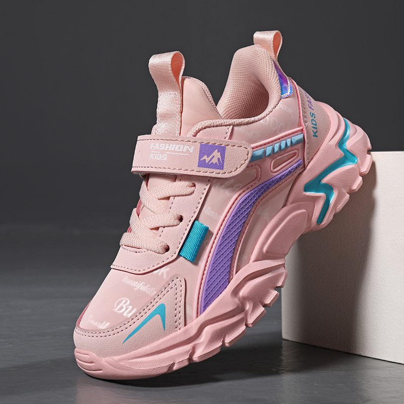女童运动鞋3儿童4小女孩6旅游鞋子8春秋10公主鞋12岁防滑旅游波鞋