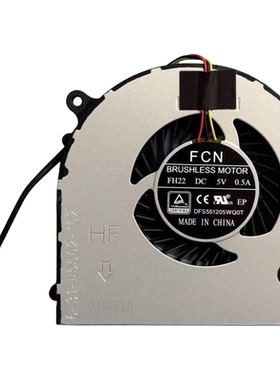 适用于机械师F57 N550RC N350D M510D1黑鹰T58散热风扇