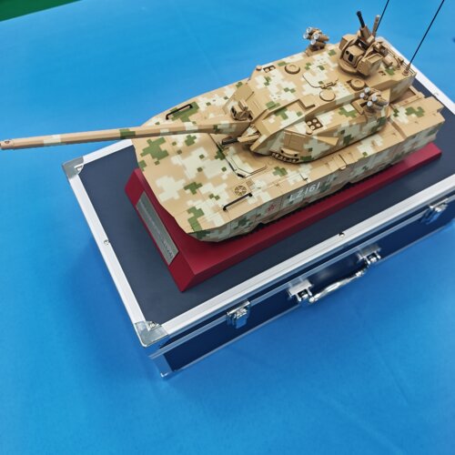 ZTZ-100主战坦克模型合金成品仿真摆件军事退伍纪念收藏阅兵礼品