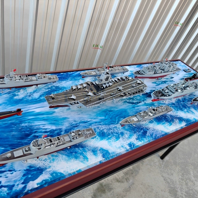 中国海军航母战斗编队合金模型辽宁舰山东舰福建舰军事纪念收藏品