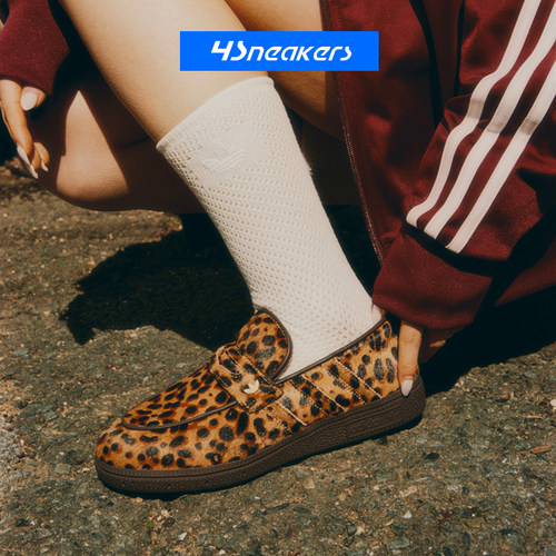 Adidas/阿迪 Handball SPEZIAL LOAFER 豹纹一脚蹬乐福鞋KJ2526