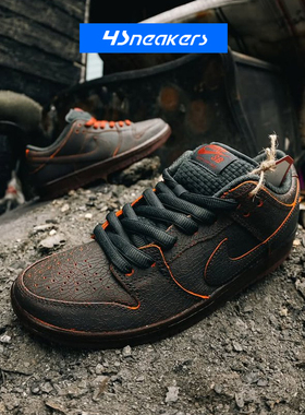 Nike/耐克 Dunk SB LOW Pro 深烟灰色男女同款低帮运动休闲板鞋