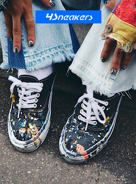 Vans OTW x Gallery Dept. Authentic 44泼墨低帮板鞋VN000EEUBLA