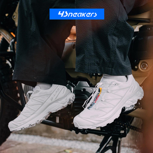 萨洛蒙Salomon 运动鞋 冰川白男女户外低帮徒步跑步鞋 4s球鞋