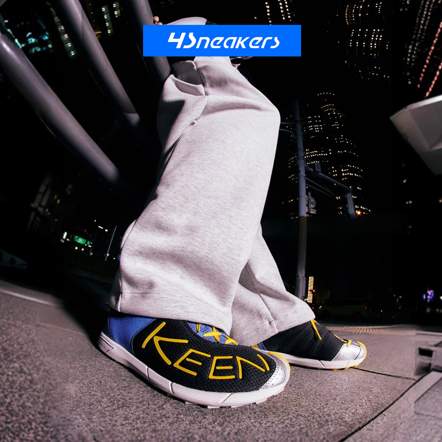 Keen/科恩 A86 男款圆头系带网布透气支撑低帮休闲跑步鞋1032843