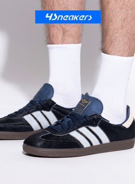阿迪Adidas Samba OG豹纹三叶草德训鞋低帮复古休闲板鞋JS3934