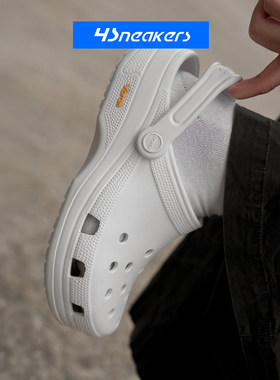 Crocs云朵经典厚底洞洞鞋