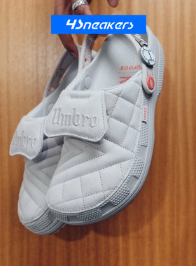 卡骆驰Umbro x Crocs联名经典Clog彩色夜光厚底洞洞鞋沙滩凉拖鞋