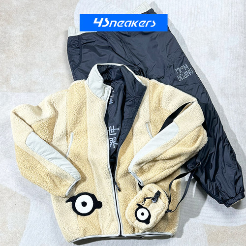 匡威CONVERSE 摇粒绒羊羔绒男女同款双面穿保暖立领外套