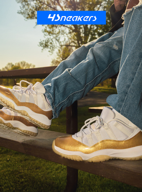Air Jordan 11 Low AJ11大学蓝高低帮复古男女篮球鞋 FV5104-100