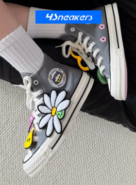 匡威Converse x IPX x 权志龙联名款Chuck 70X高低帮休闲帆布板鞋