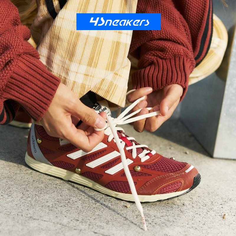 SFTM X Adidas ADIZERO PR 阿迪达斯联名款男女低帮跑步鞋HP3521