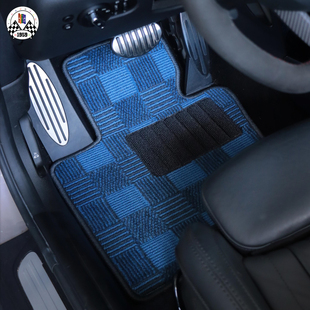 脚垫千鸟格地毯式 复古风 F56F66J01专车专用新款 CARWOMAN宝马MINI