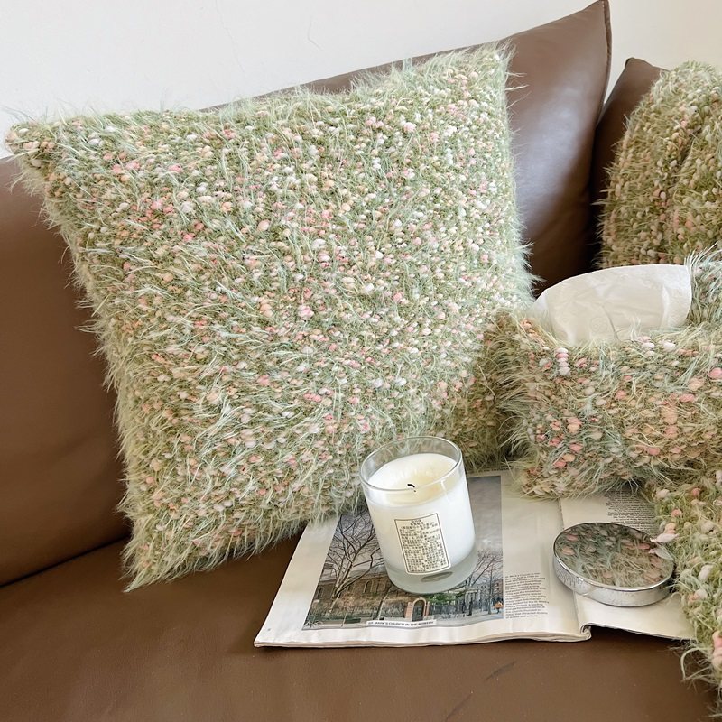 法式莫奈花园床上沙发抱枕靠垫