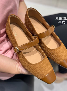 纯皮玛丽珍瓢鞋女软底广州高端鞋