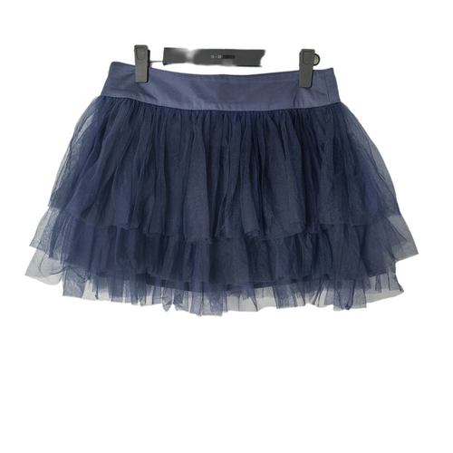 圣迪家性感网纱拼接蓬蓬裙短裙