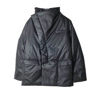 SD精品男士 休闲立领斜门襟多口袋黑色保暖棉衣外套51