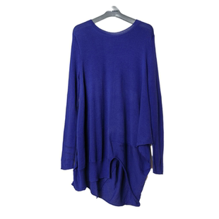 全棉针织衫 休闲设计感不规则下摆修身 3590 女士时尚 SD正品