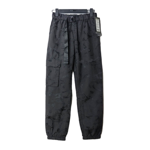 SD正品女士时尚休闲简约绣花百搭修身束脚裤工装裤0811