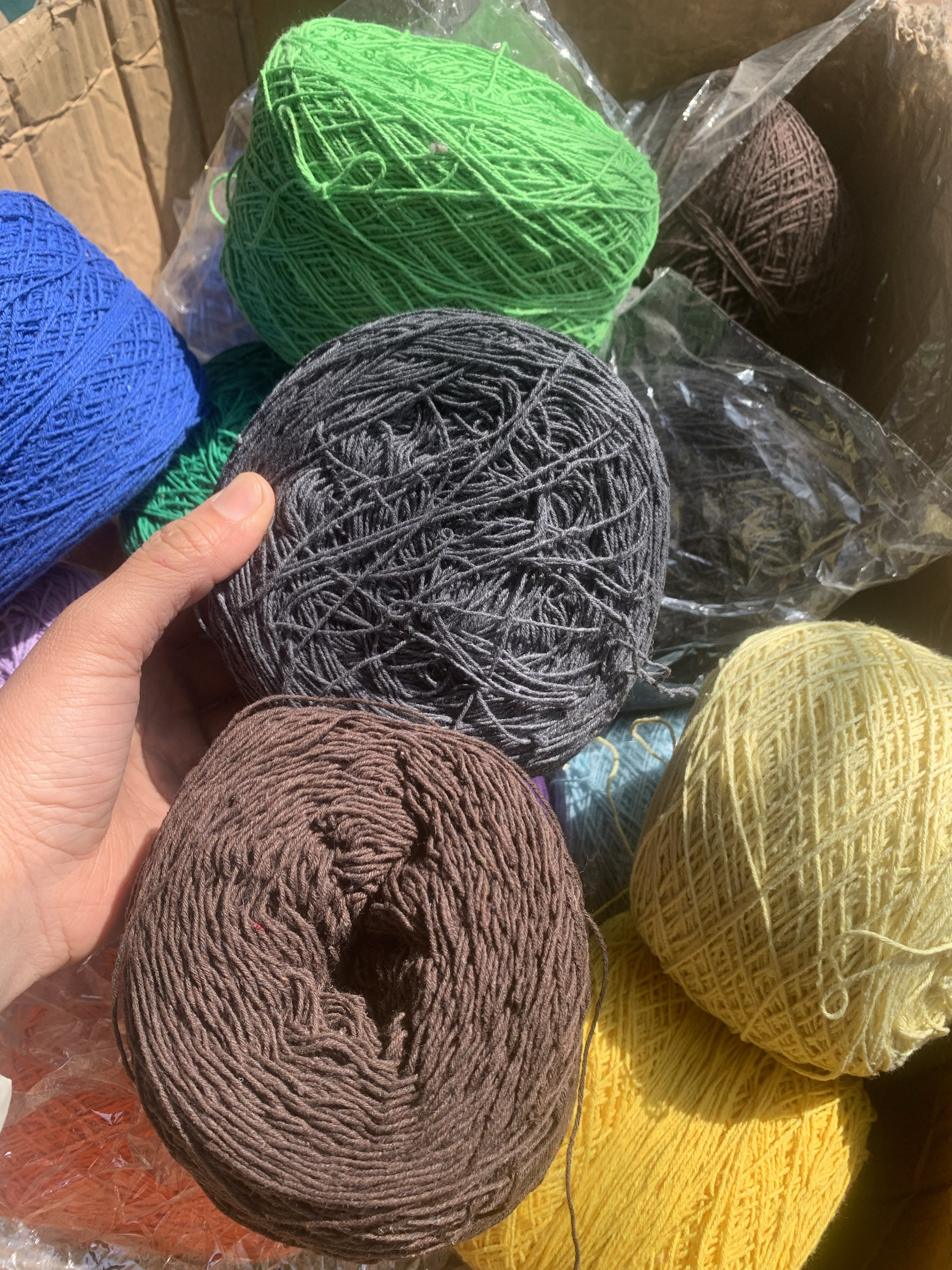 1mm彩色250g纯棉线 少量库存处理