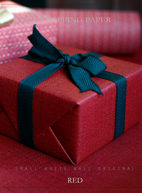 正红大幅防水加厚你们要的全都有礼品纸高端礼物包装纸质感丝带
