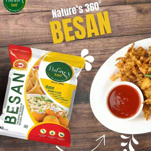 BESAN印度进口鹰嘴豆粉GRAM FLOUR POWDER黄豆粉INDIAN FOOD 1KG