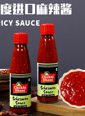HOT Spicy Sauce 印度进口麻辣酱Red Chilli Sauce红辣椒酱200g