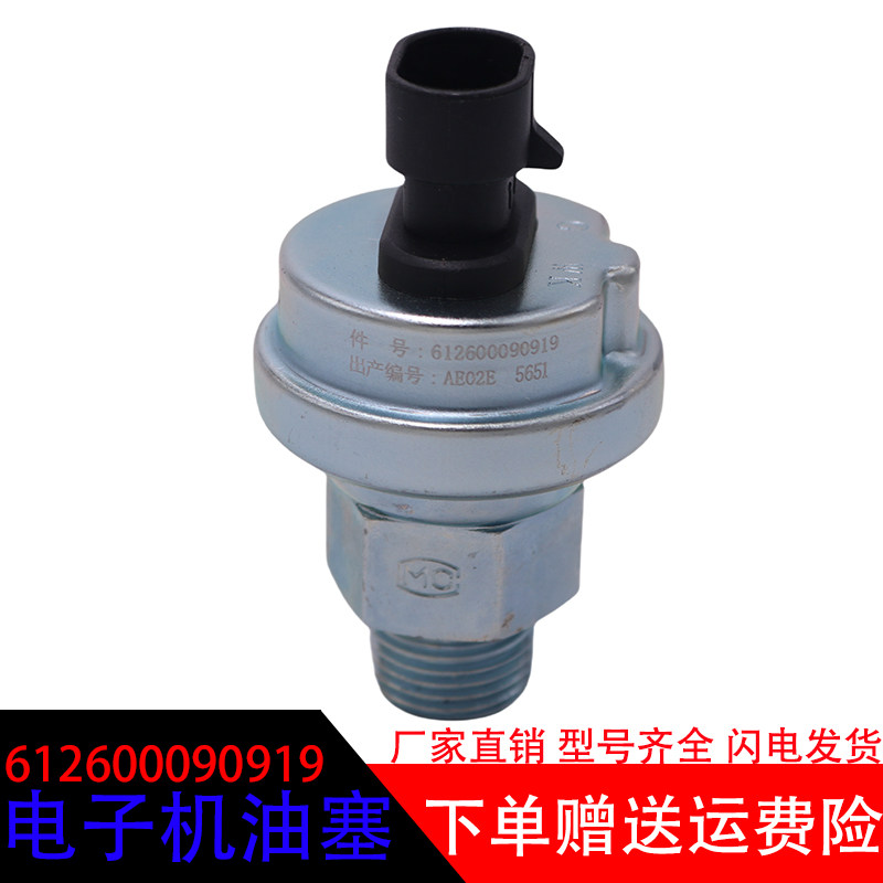 陕汽德龙612600090919电子机油塞图片