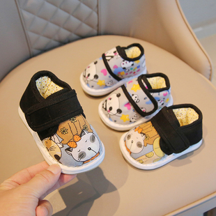 宝宝鞋子冬婴儿棉鞋男童室内鞋儿童保暖鞋1到3岁婴幼儿学步鞋加绒