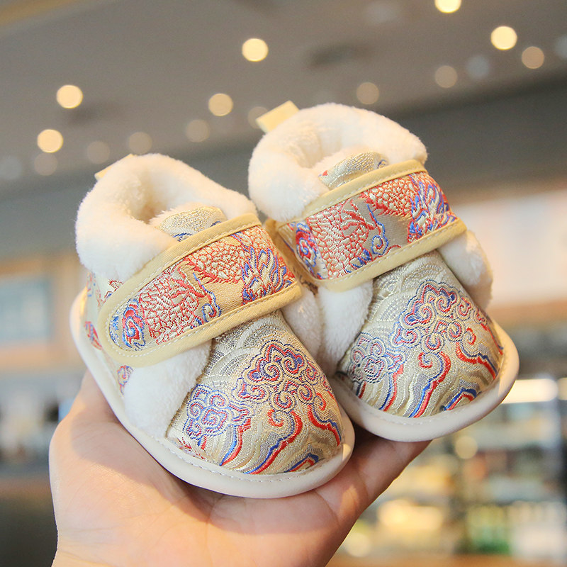 周岁鞋子宝宝新年鞋冬季1一2岁男宝布鞋婴儿棉鞋过年国风唐装鞋冬,童鞋/婴儿鞋/亲子鞋,学步鞋,淘宝优惠券,粉丝福利购,淘宝优惠卷