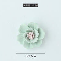 Ceramic flower wall decorations, hanging decorations, wall decorations, creative living room and bedroom walls, TV background walls, three-dimensional wall decorations thumbnail 6