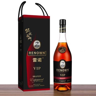 雷诺RENOWN VIP白兰地 3L大瓶装 40度洋酒礼盒装商务宴请送礼烈酒