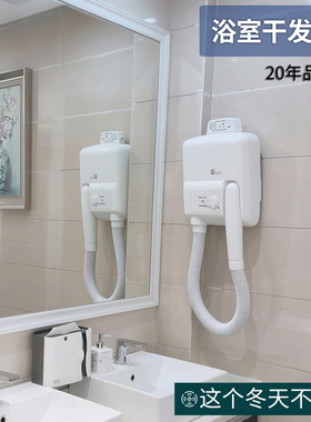 信达干发机壁挂干肤器GDC-700浴室电吹风架恒温吹风机免打孔安装