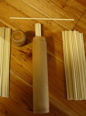 便携带式筹策，易经，3年黄山送袋子送筒，筹策蓍草筹策