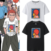 T恤樱木花道同款 卡通头像THE FIRST 灌篮高手联名短袖 SLAM DUNK