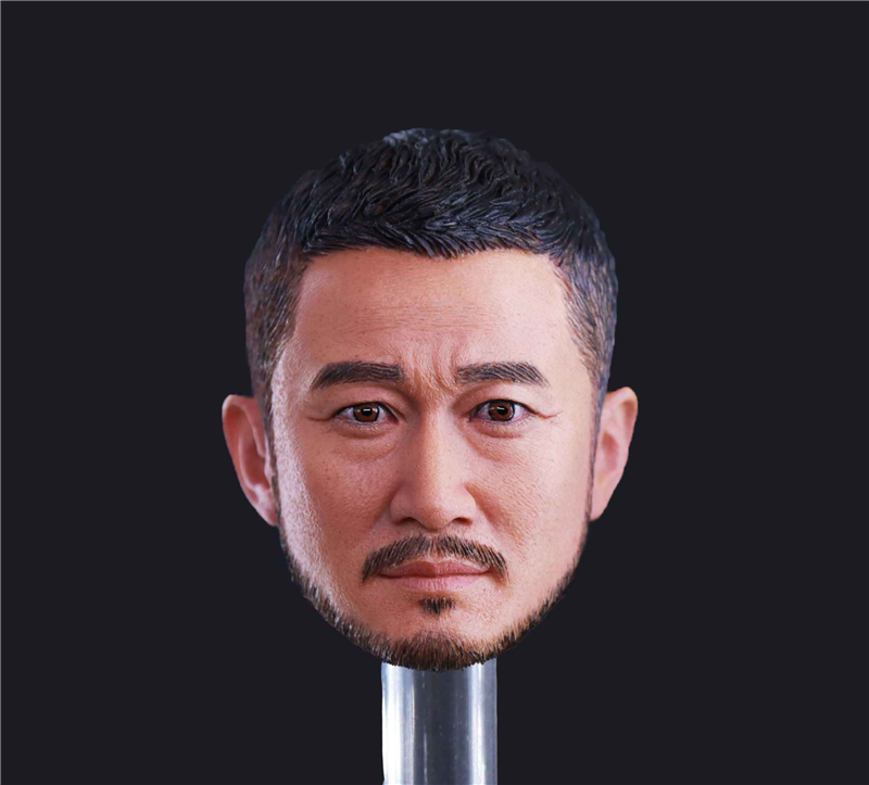 1/6吴京战狼带胡子头雕