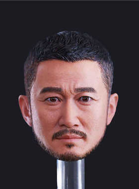 1/6吴京战狼带胡子头雕